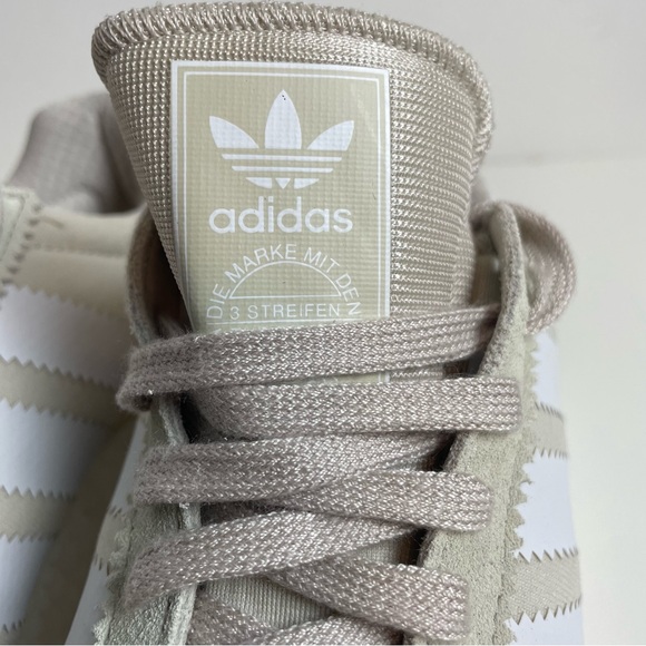 Adidas I-5923 Sneakers Shoes Women's Size 9 Beige Crystal White Lilac EUC - Picture 5 of 13